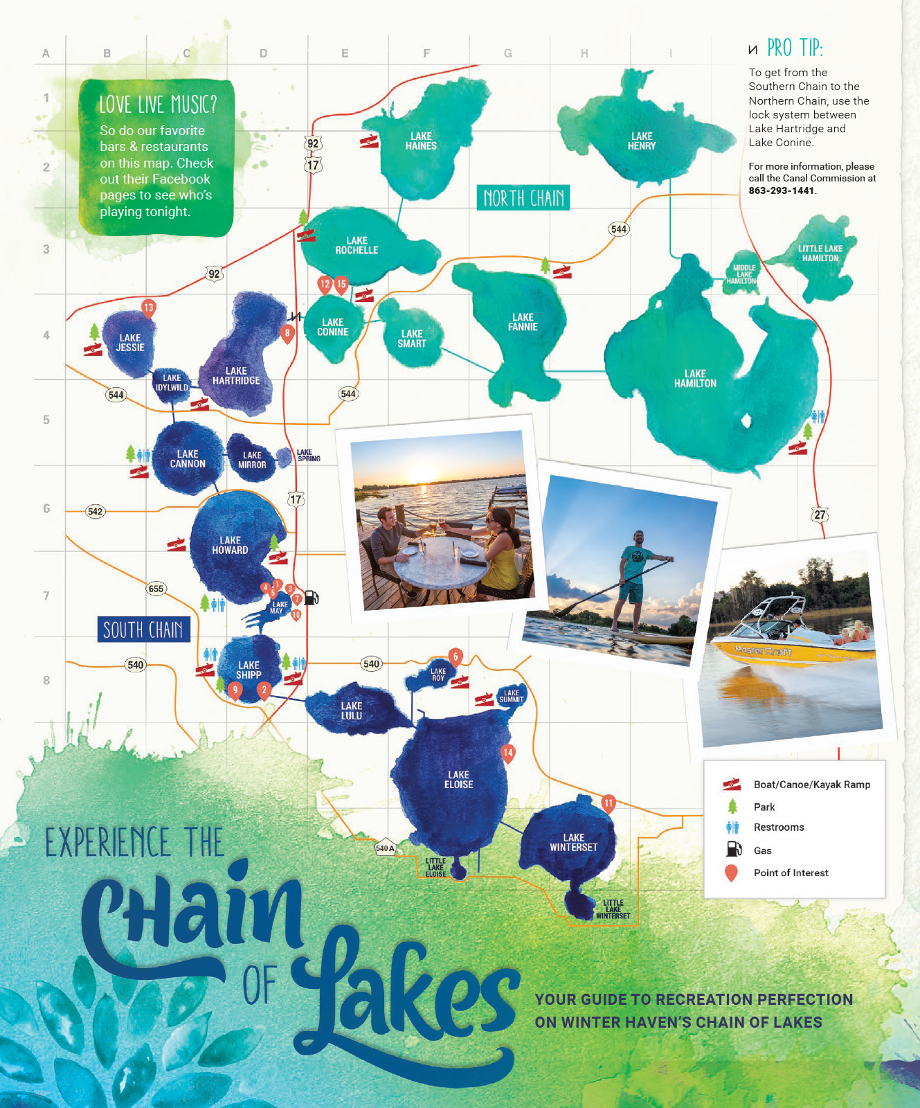 MAP of the Chain — Chain Life Winter Haven