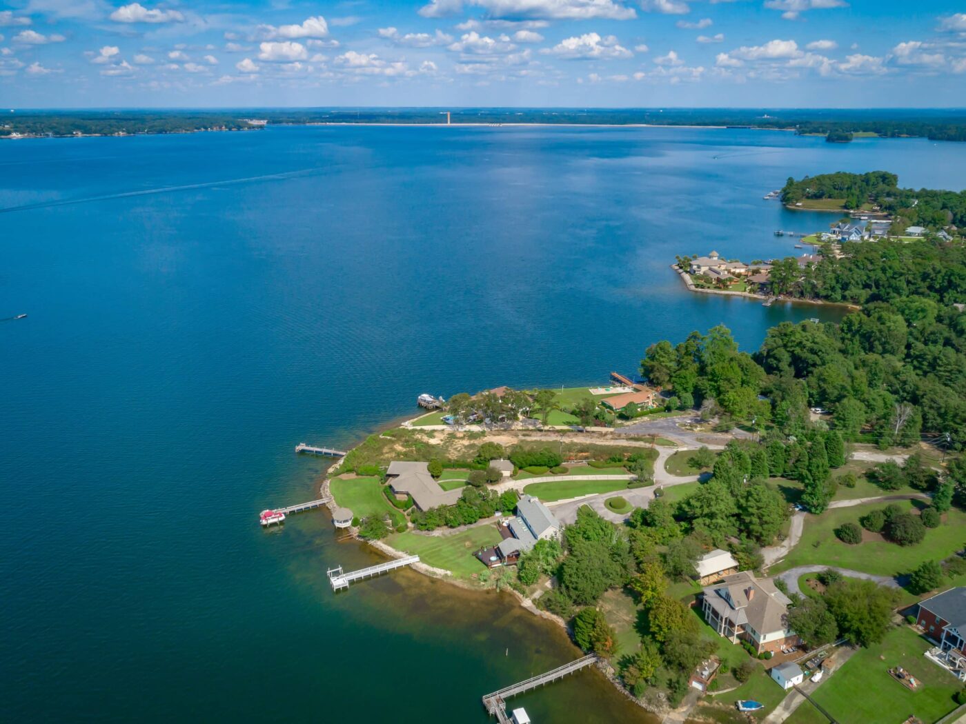 Lake Murray View Towards Dam
