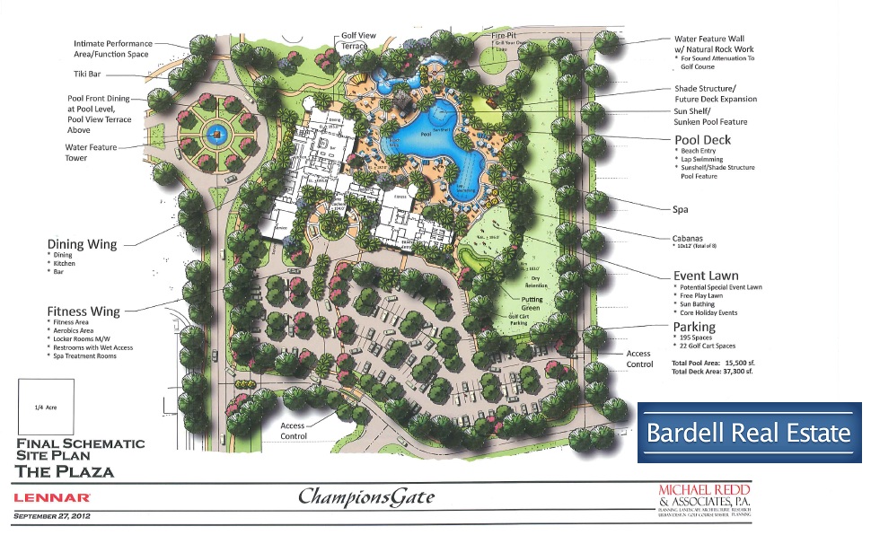 Map of Champions Gate Florida Tuscana Mediterranean Resort