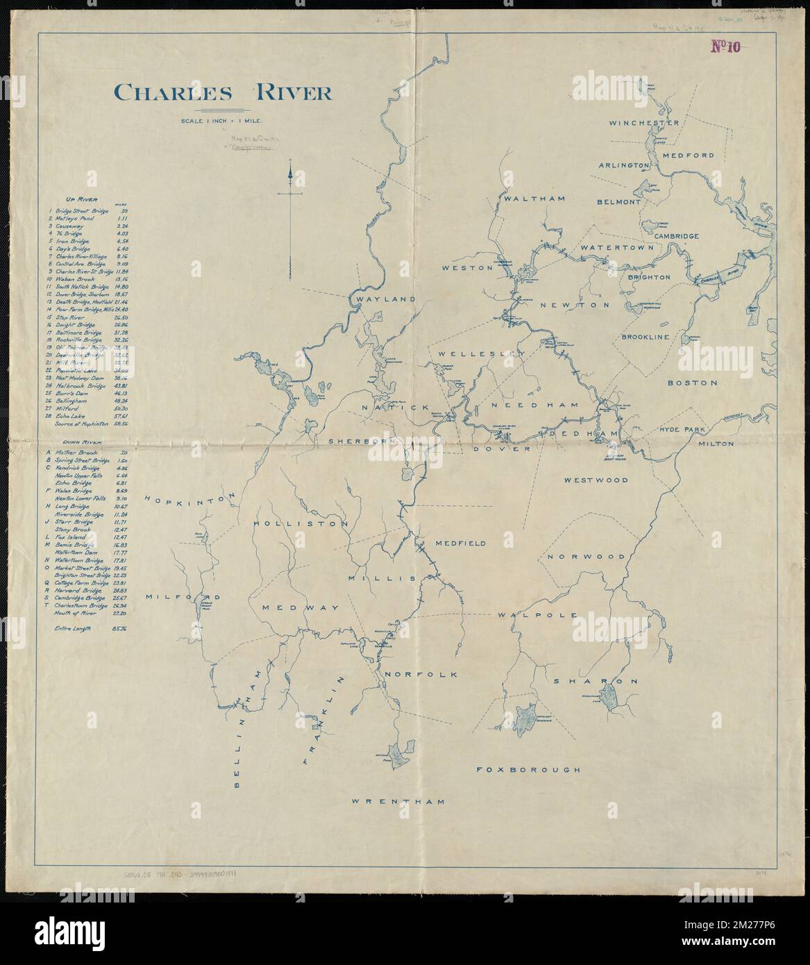 Charles River Mass., Maps, Massachusetts